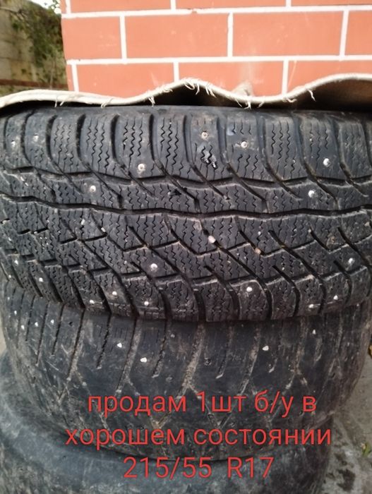 Зимняя резина 1 шт 215\55 R17