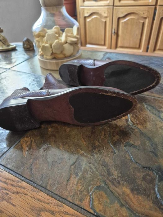 Botine piele Massimo Dutti