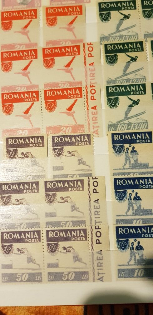 Serie filatelica timbre 1950