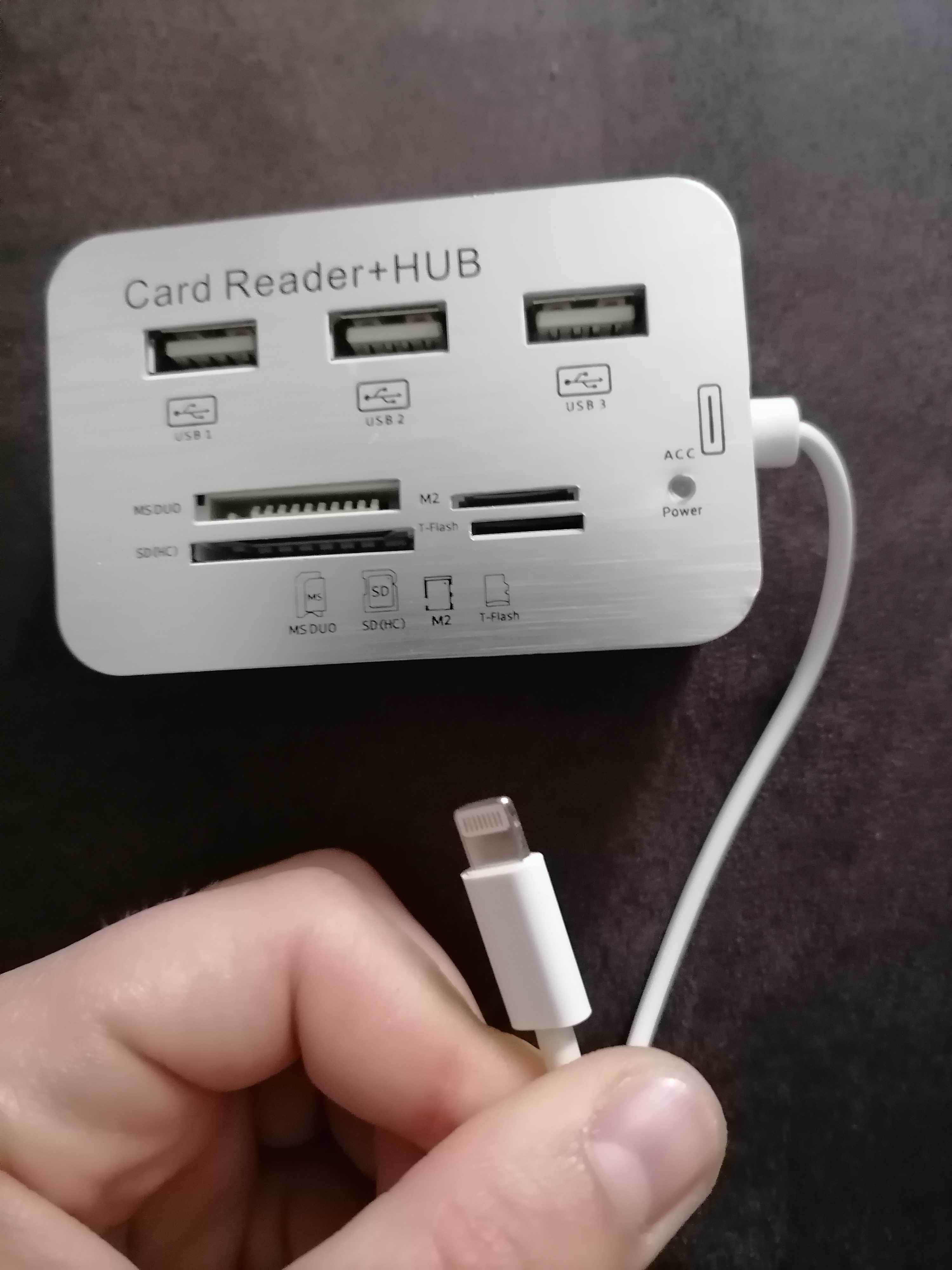 Четец за карти и HUB