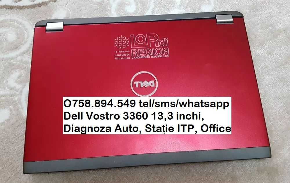 Laptop Dell Vostro 3360 13,3 inchi, Diagnoza Auto, Office, Statie ITP