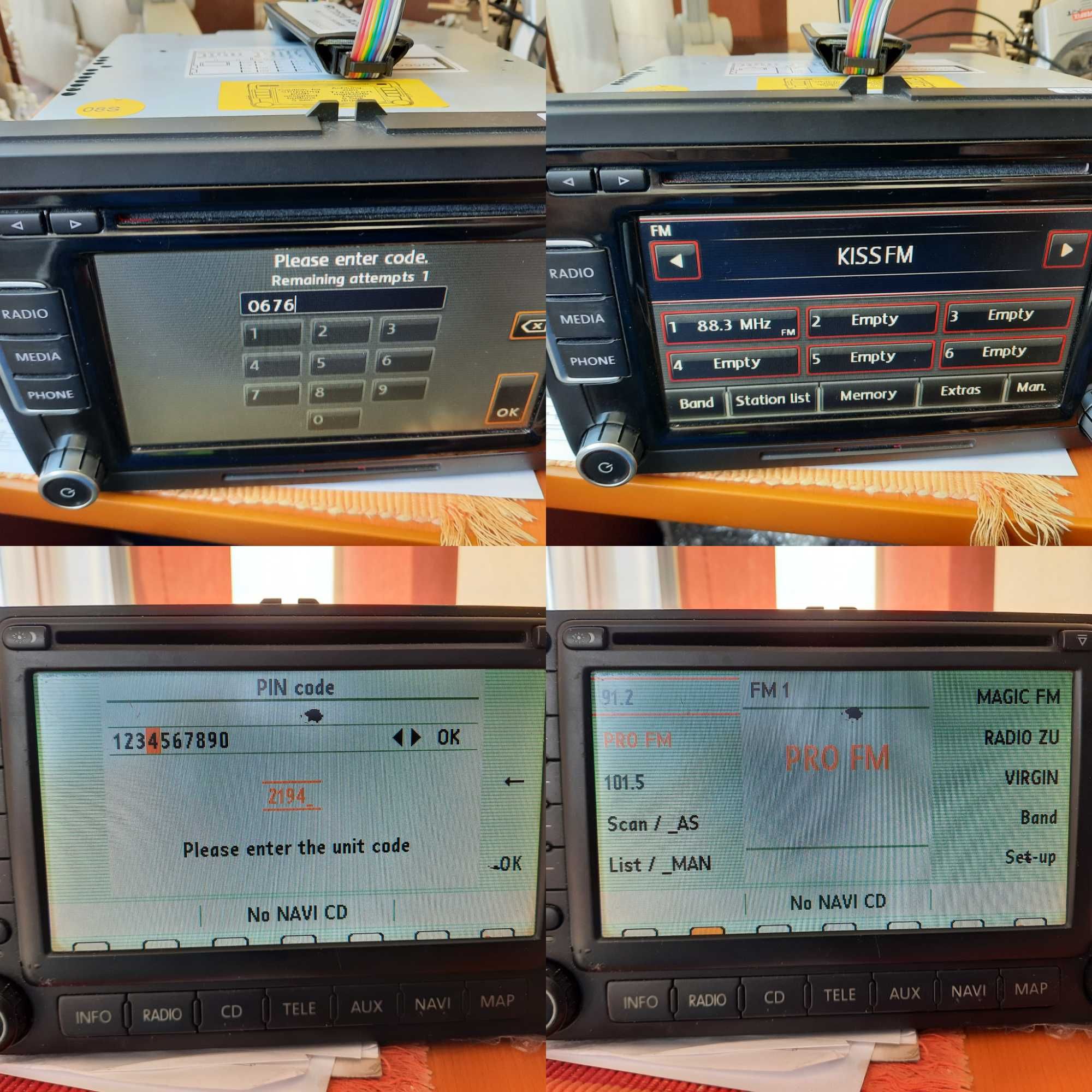 Decodare rns,rcd navigatii , radio auto