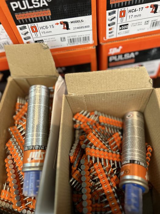 Cuie si gaz SPIT PULSA - 15, 17, 20, 22, 32, 40 mm - p800, p40, 27p ..