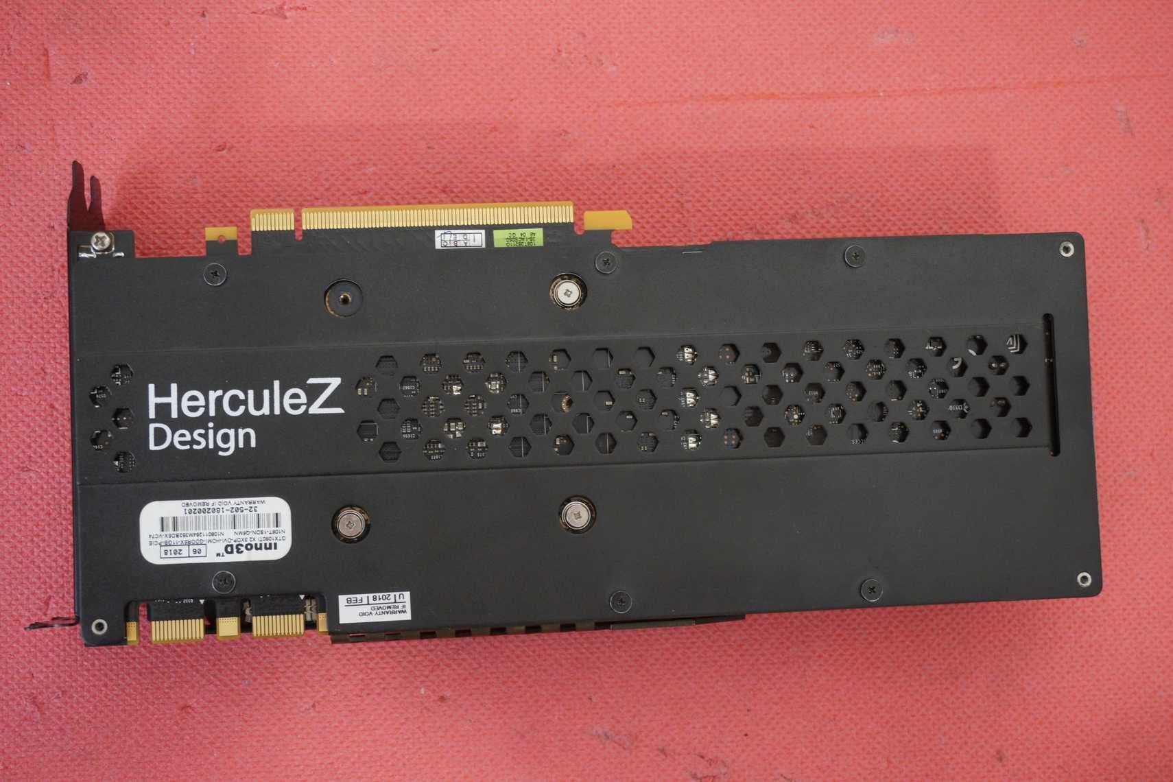 Видеокарта GPU Nvidia GeForce GTX 1080 Ti 11GB Inno3D Herculez/Вкл.ДДС