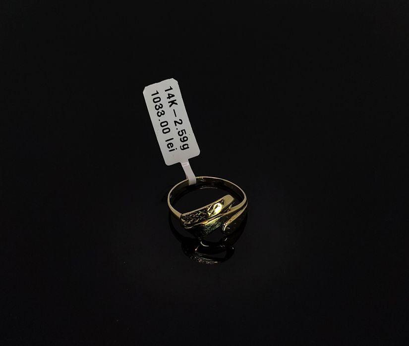 Bijuteria Royal inel din aur 14k 2.59 gr
