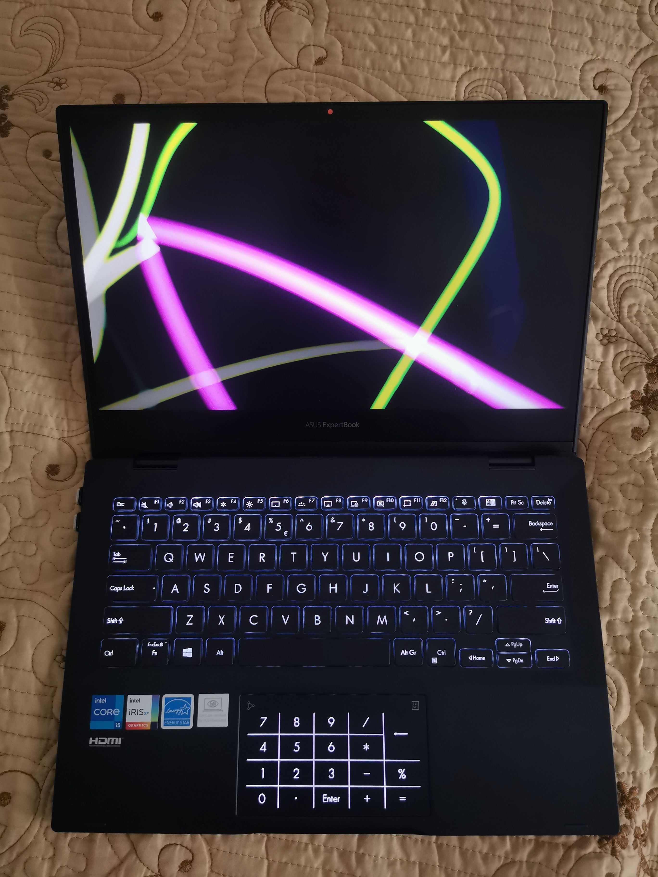 Laptop ASUS Expertbook, flip, touchscreen, i5-1135G7, 13.3" 16GB