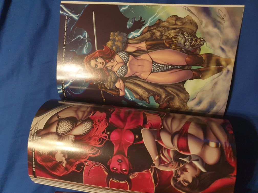 2 comics Vampirella și Red Sonja
