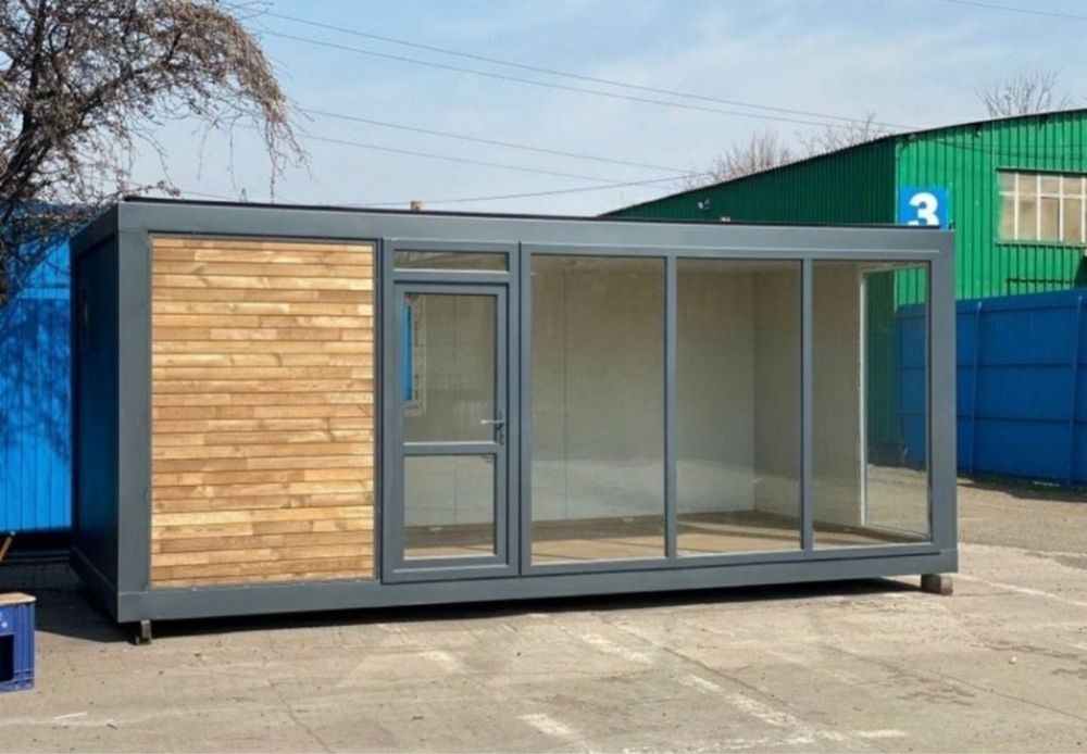 Container modular pe structura metalica