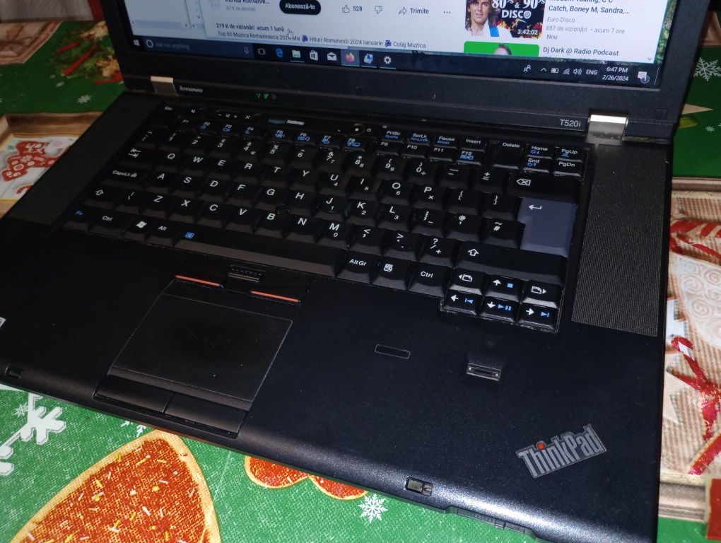 Laptop Lenovo ,Intel i3 ,4 GB ram, SSD, bluetooth, tester auto