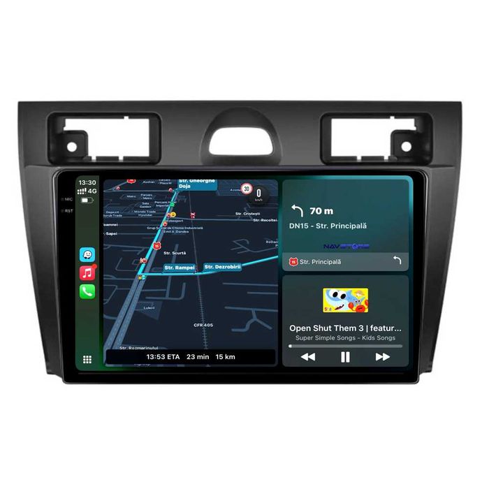 Navigatie Dedicata Ford Fiesta (2006-2011), 9Inch, Bluetooth, CarPlay