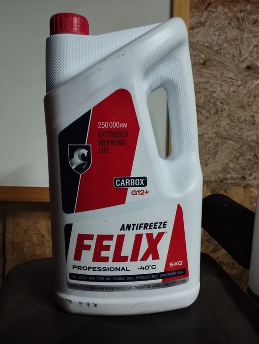 Антифриз Felix G12 + красный 5кг