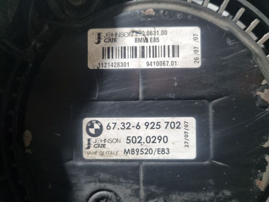 Electroventilator BMW X3 E83 Facelift 2.0 Diesel 2006 - 2010 150CP Manuala 6 Trepte ...