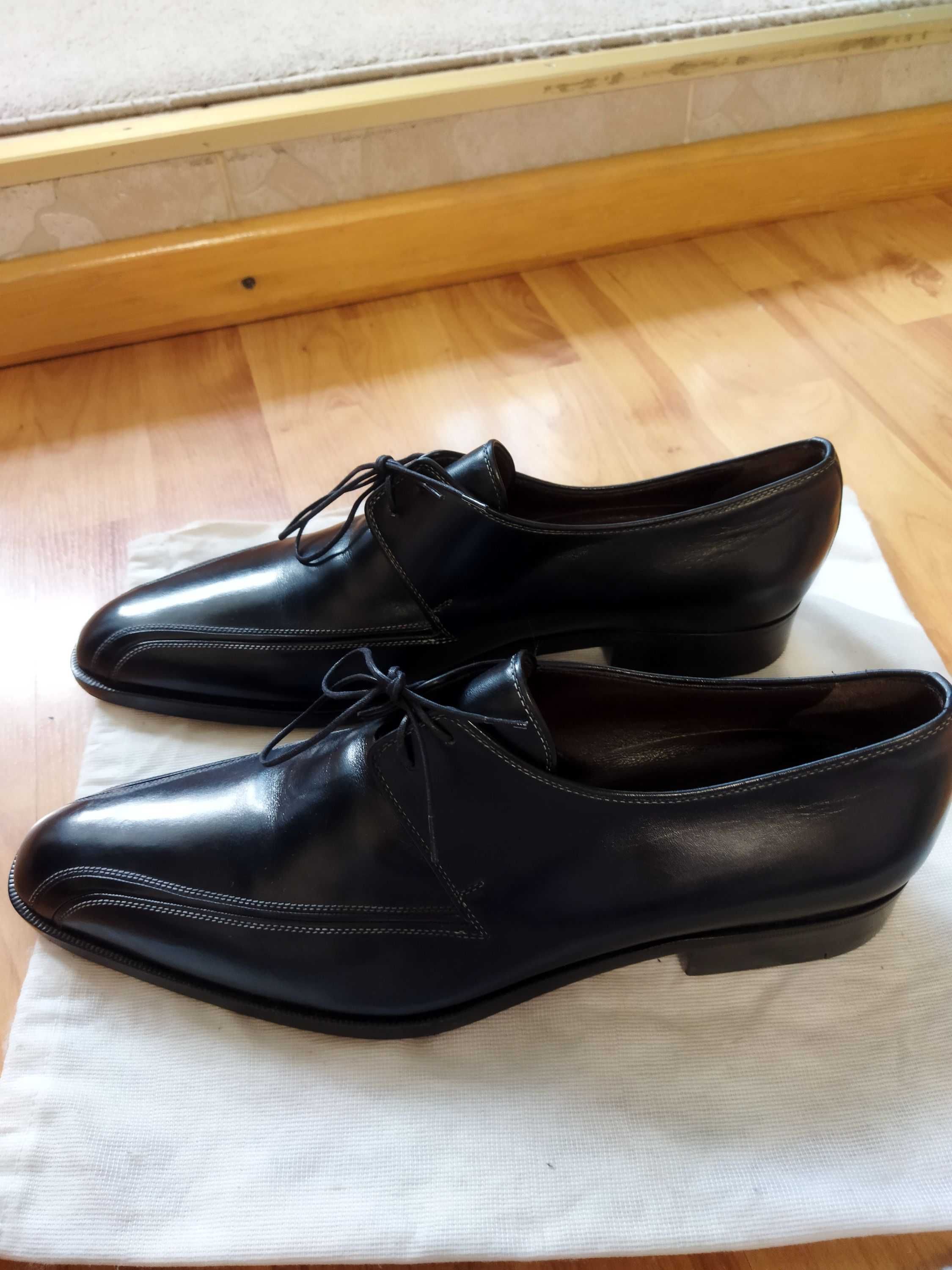 Туфли модельные A.Testoni (Италия),кожа,оригинал,новые,р-р 43
