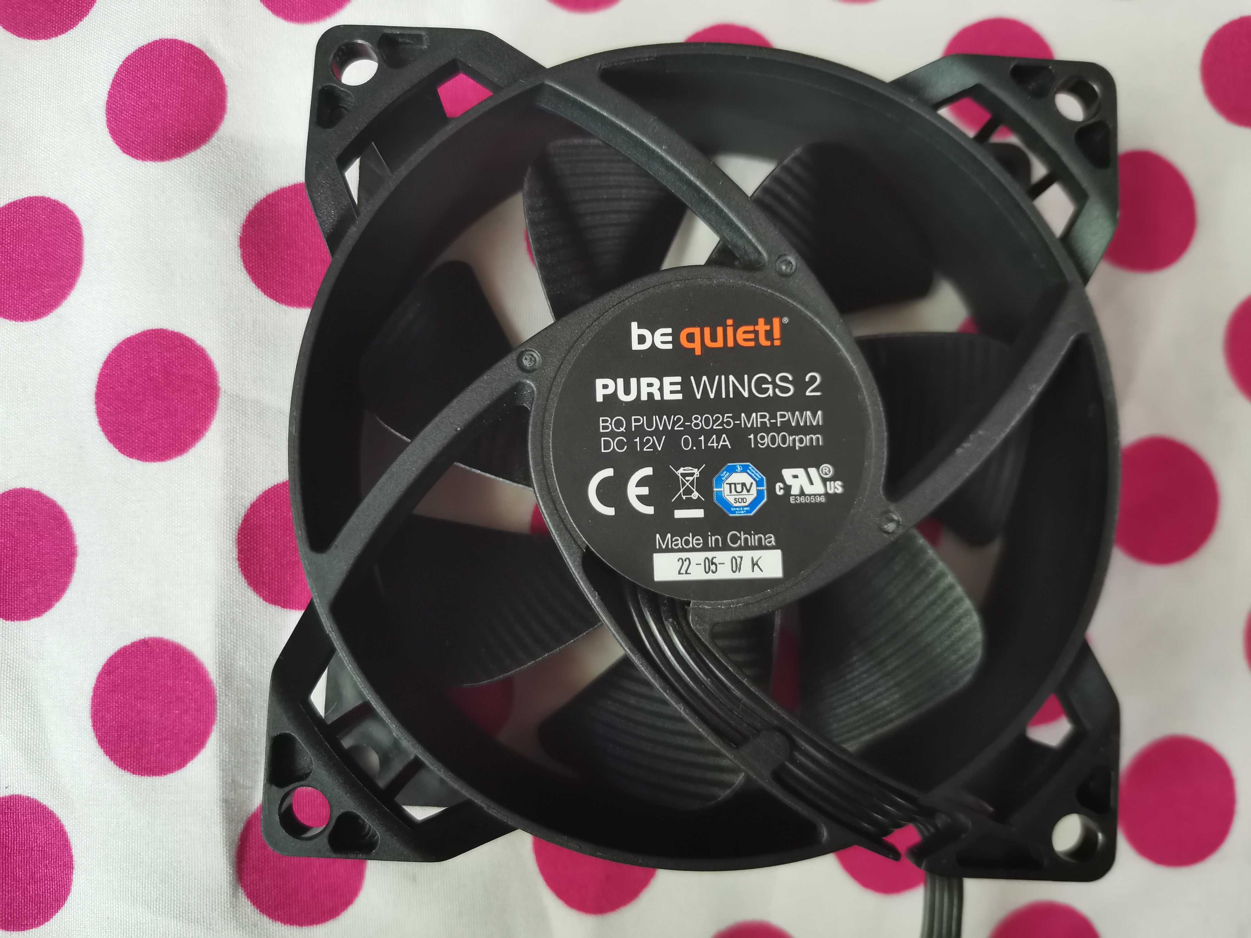 Cooler, ventilator carcasa 80x80mm be quiet! Pure Wings 2.