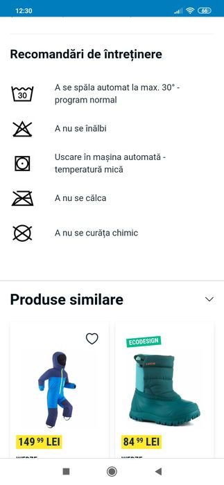 Combinezon copii Decathlon 12 luni. Nou, fara eticheta