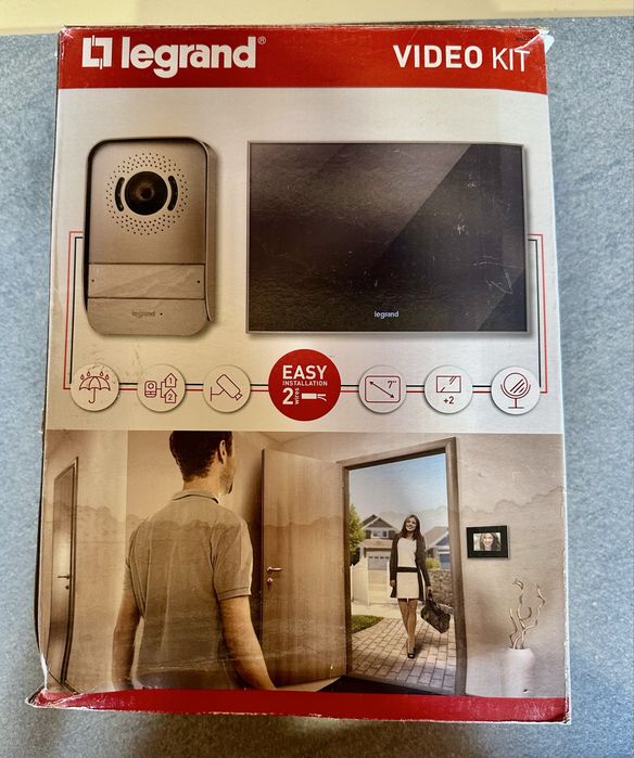 Kit videointerfon Legrand (ecran 7")+ monitor interior suplimentar