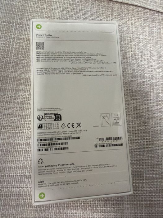 iphone 17 pro max 2tbНов
