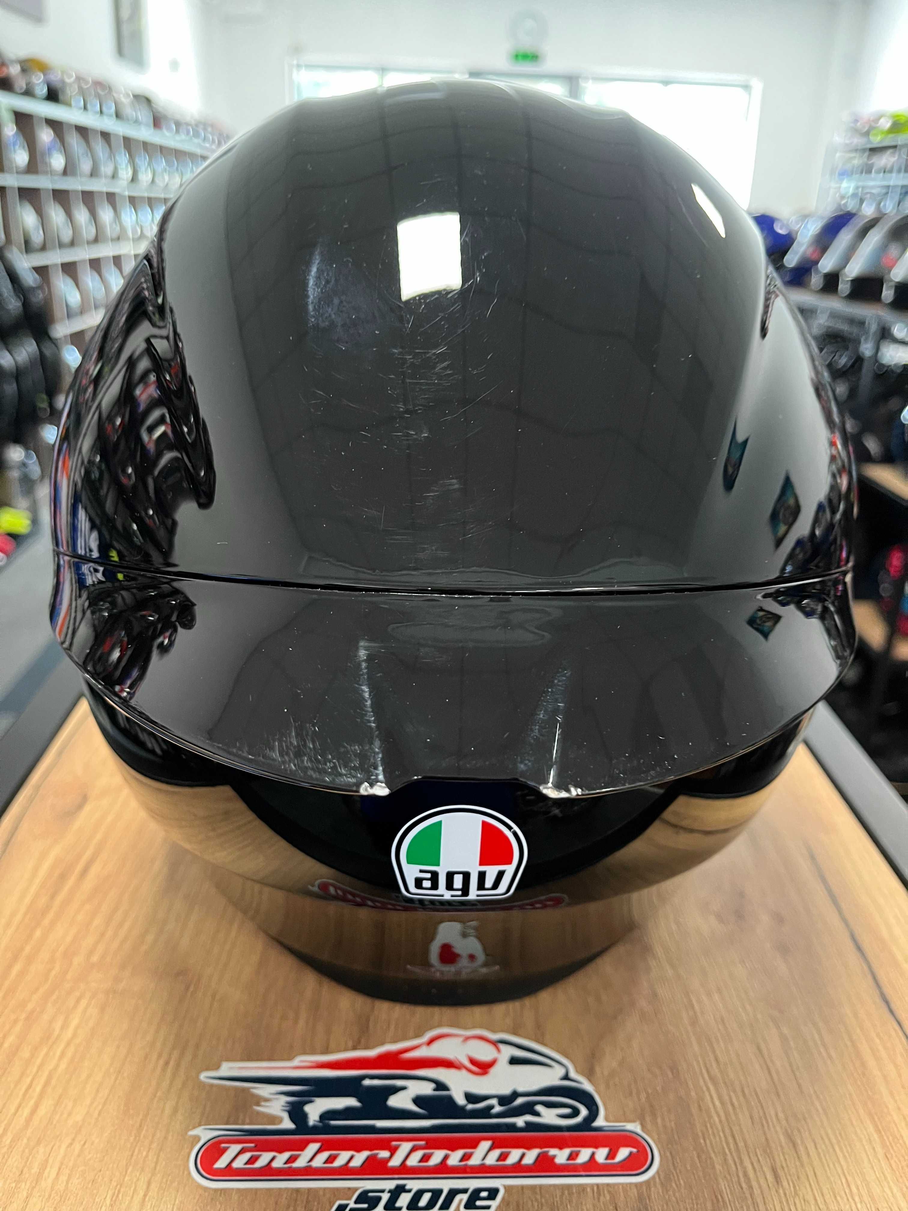 Мото каска за мотор AGV K1 S Gloss S 55-56,много добро състояние