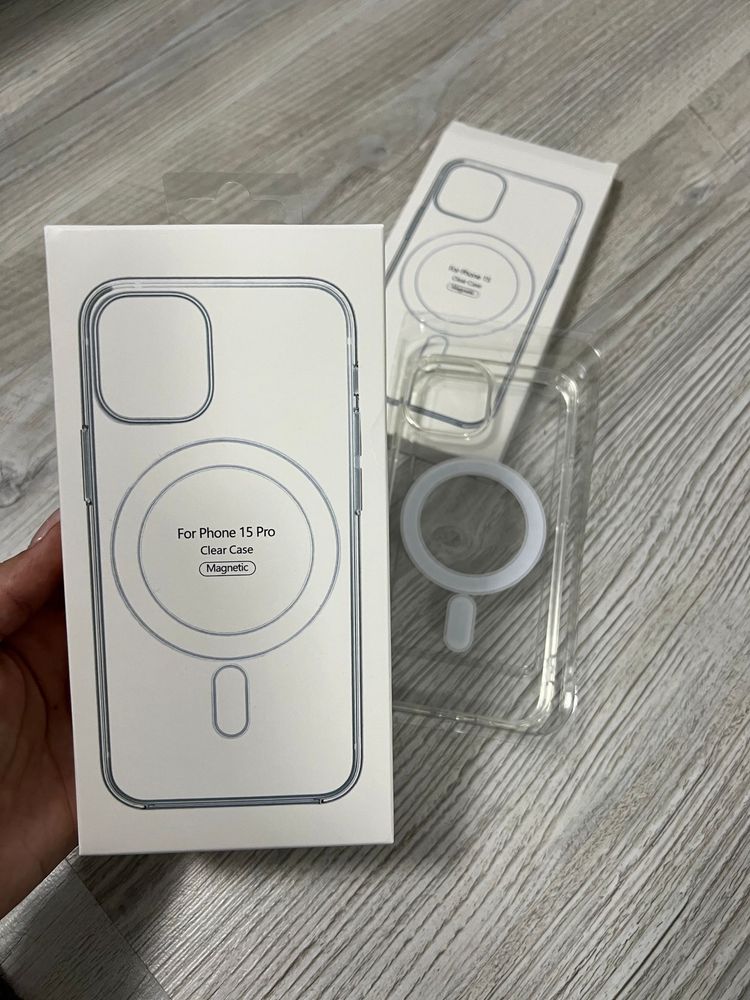 Husă MagSafe transparentă Apple iphone 15 /15 pro/15 pro max