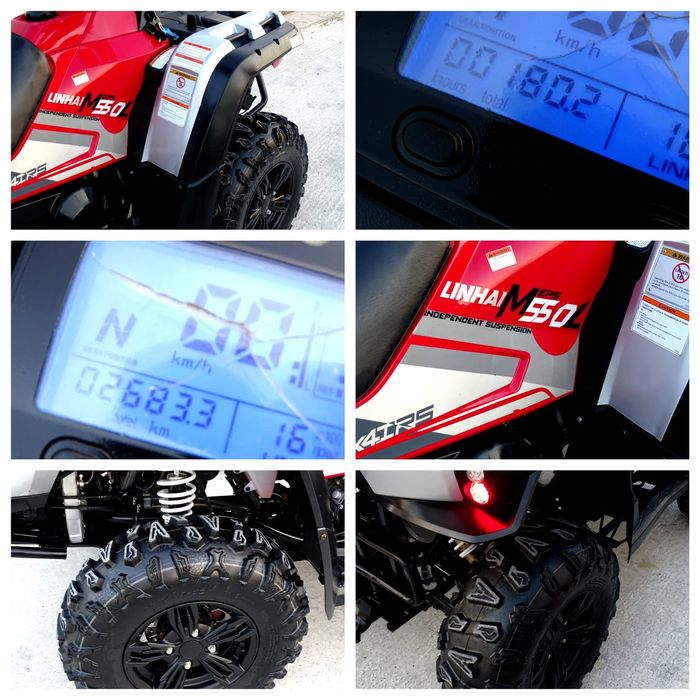 ATV  LINHAI M550 L‼️EPS/SERVO Direcție ‼️2020‼️Nr negru