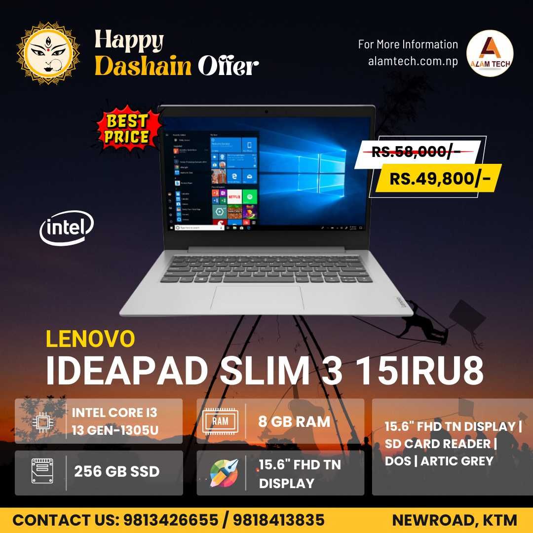Ноутбук Lenovo ideapad как Новый Core i3 13 поколение