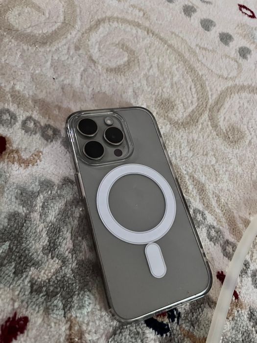 iphone 15 pro титановом цвете
