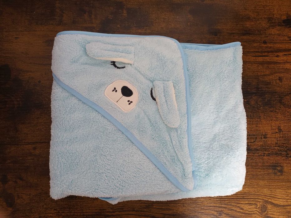 Prosop de baie cu gluga pentru bebelusi