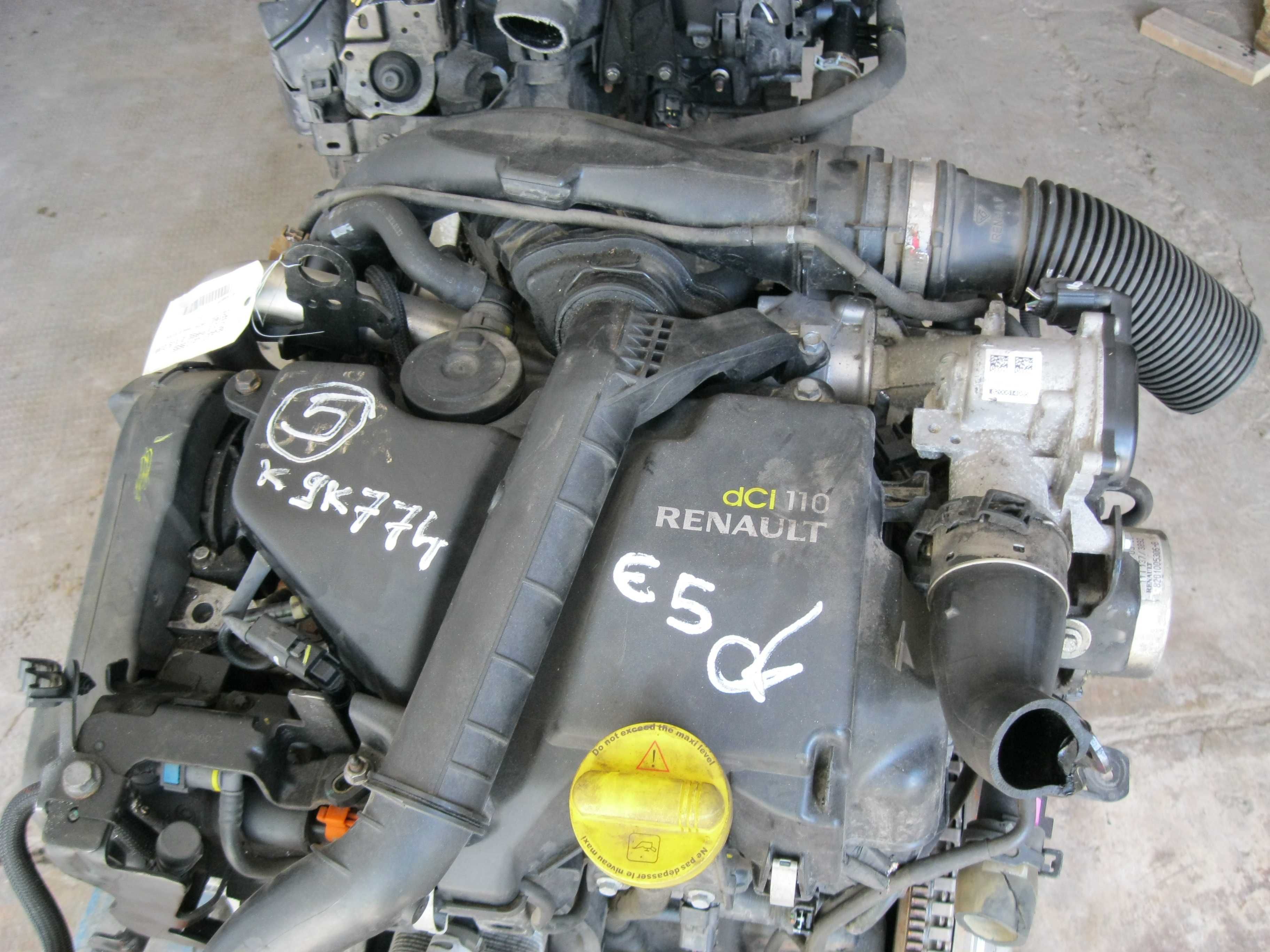 Motor 1,5DCI*K9K774*CuAnexeCLIO3*106>110Cp2012CONTINENTAL70.000kmEu5Fr