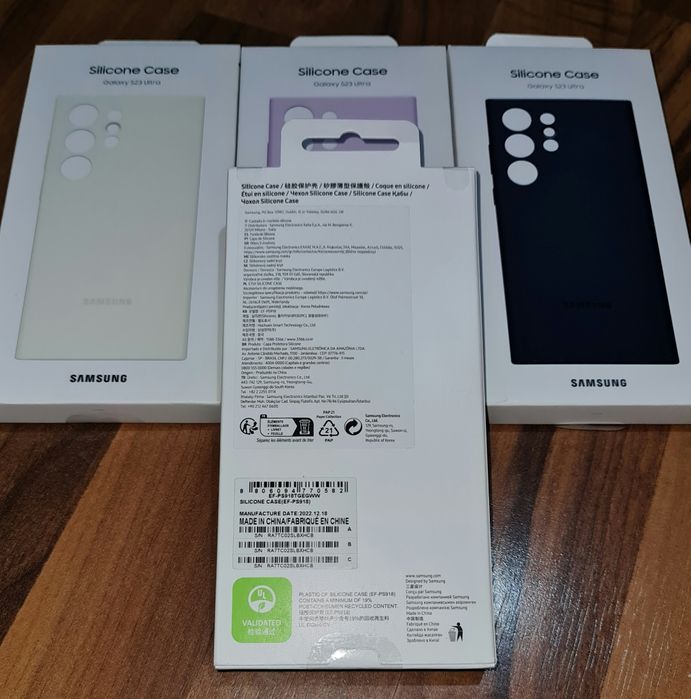 Husa silicon originala Samsung Silicone Case Galaxy S23 Ultra S918