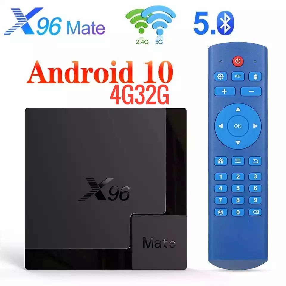 TV box X96 mate превратит телевизор в Smart, Android тв бокс приставка