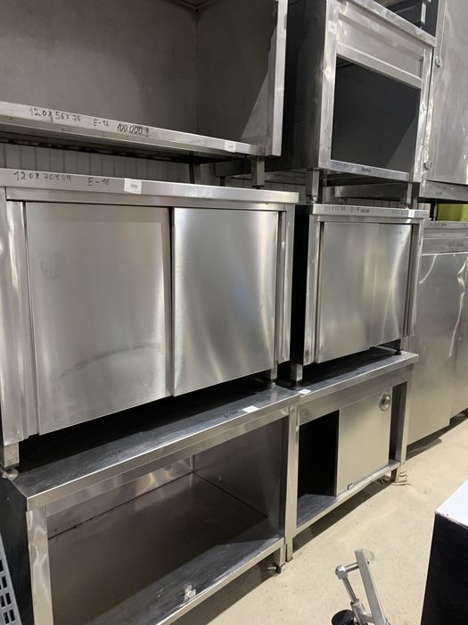 Стол шкаф нержавейка 120x70 б/у в отличном состоянии!!!