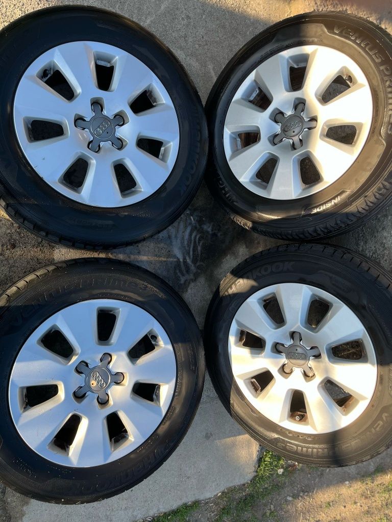 Set jante cu cauciucuri Audi r16