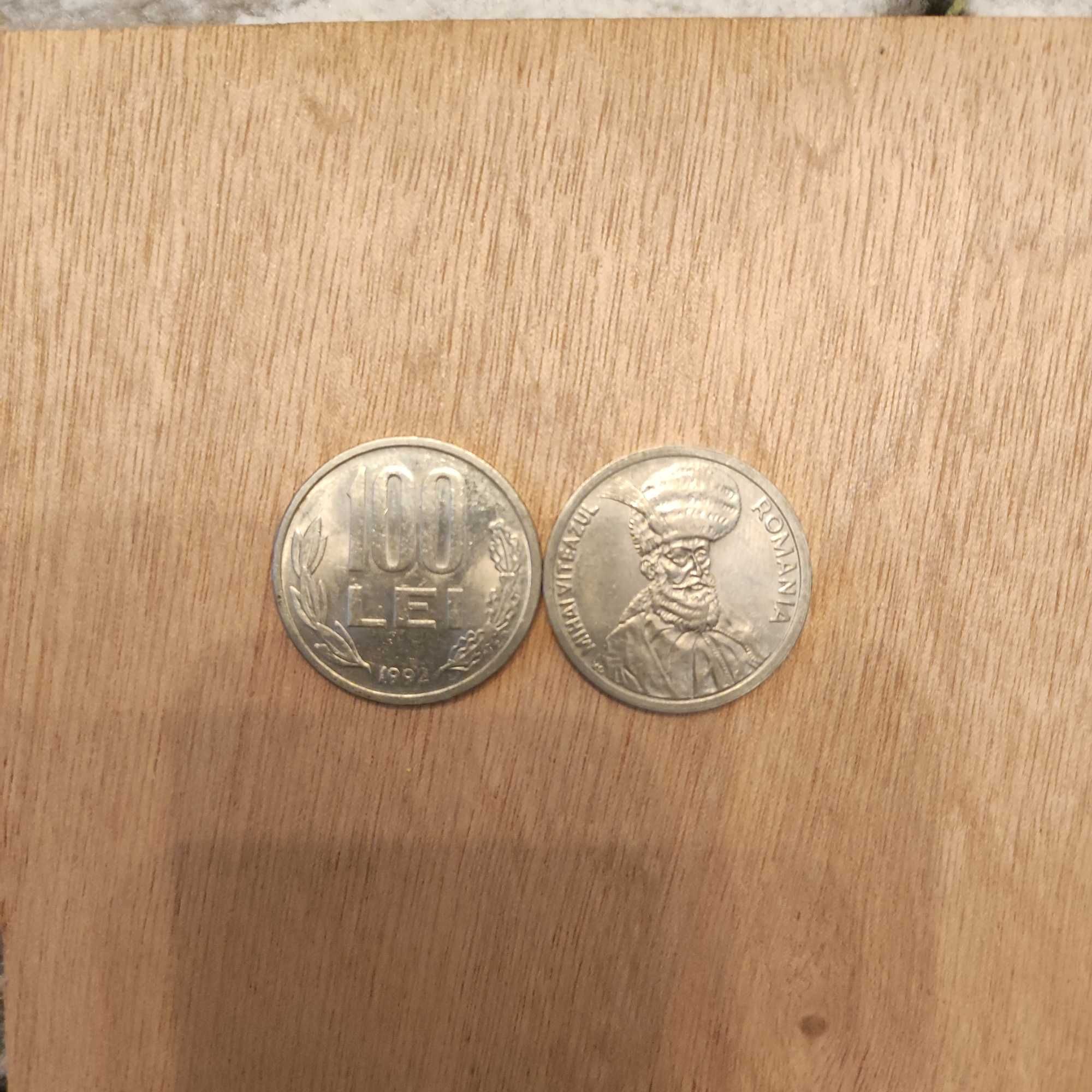 Vând monede de colecție 100 Lei , Mihai Viteazul, 1992,1993,1994,1996