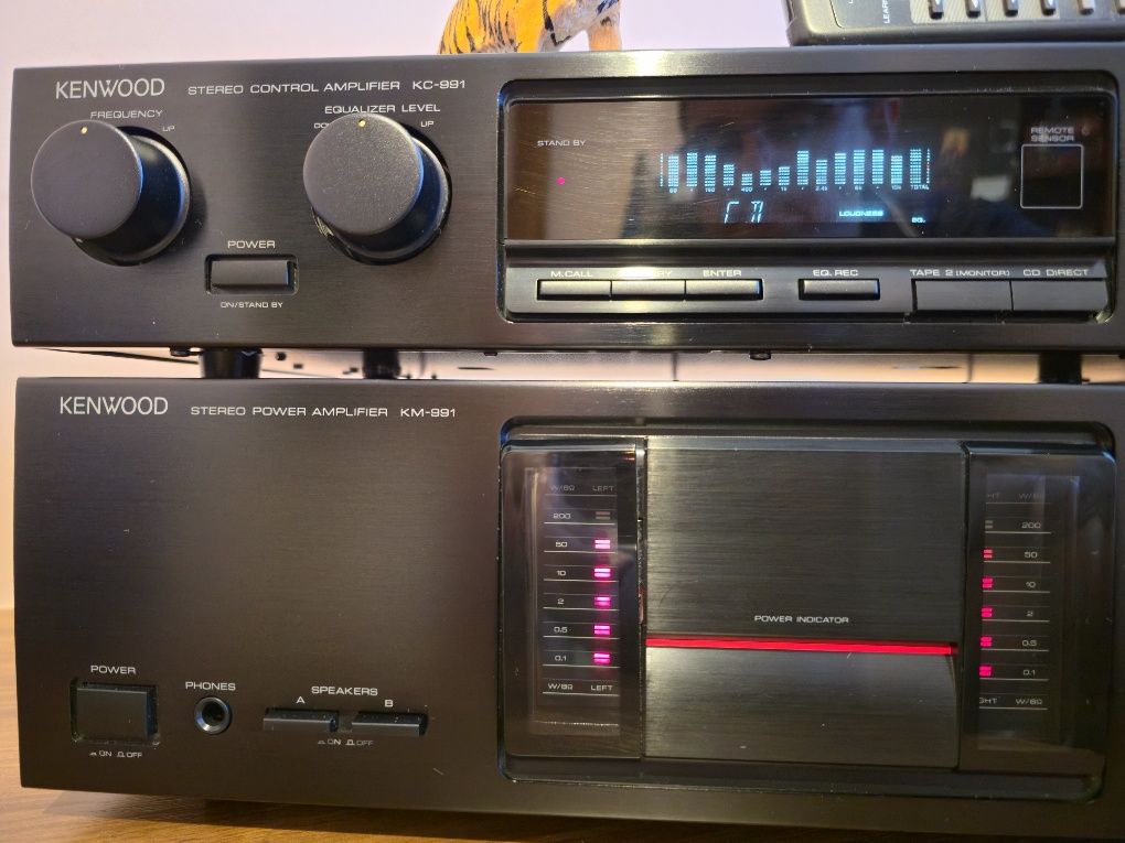 Kenwood KM-991/KC-991. Amplificator+pre. Bijuerie Hi-Fi. Preț fix !