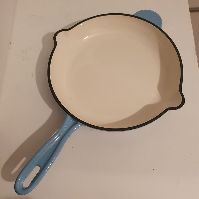 Tigaie din fonta emailata, Lätt Home, 22 cm, azur