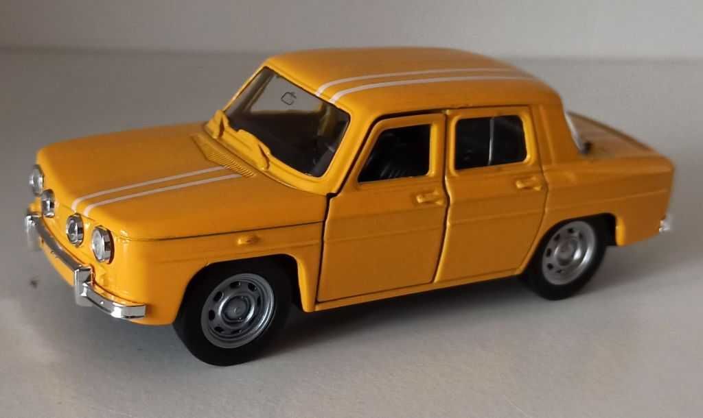 Macheta Renault 8 Gordini (Dacia 1100) galben - Welly 1/36