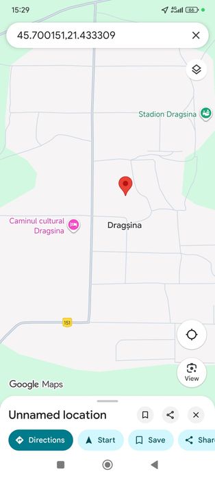 Vand teren intravilan sat Dragsina, langa Timisoara