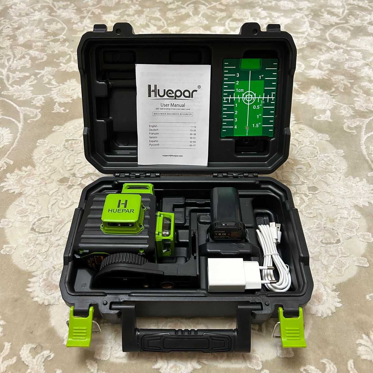 Laser Huepar B03CG 3D – 12 linii NOU