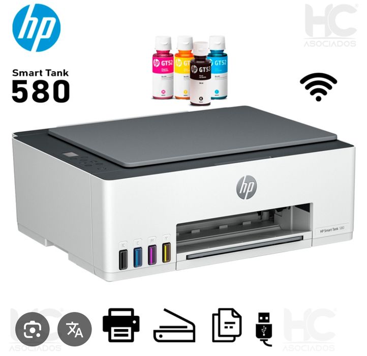 Принтер HP Smart Tank 580 3v1