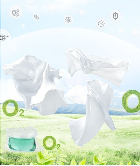 Капсули за пране. Подходящи за бели и цветни дрехи. Микс