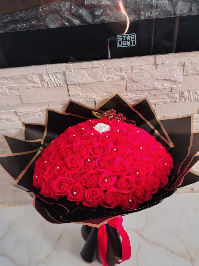 Buchet trandafiri de sapun
