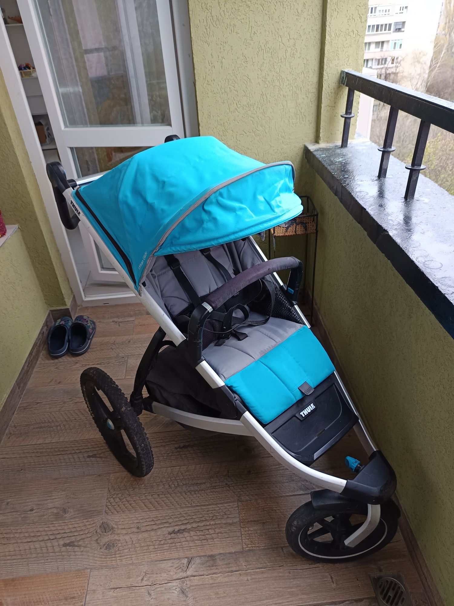 Детска спортна количка Thule urban glide синя и всички аксесоари