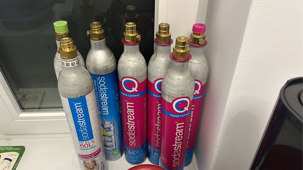 Încarc butelii CO2 alimentar Sodastream, Brita, Grohe, Sodastar