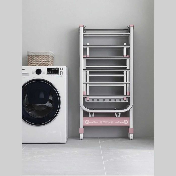 Suport pliabil metalic pentru uscat rufe 150x90x46 cm