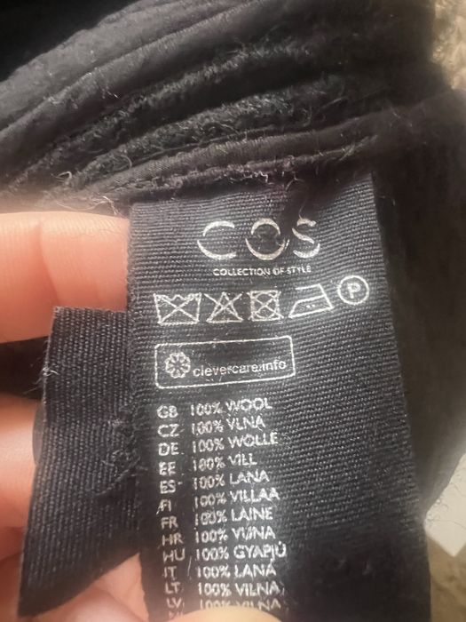 COS мини вълнена пола