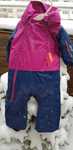 DECATHLON Бебешки гащеризон xwarm pull'n fit, розово/синьо, 12-18 м.