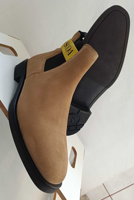 Ghete chelsea 45 plain toe premium Scotch & Soda NOI piele naturala