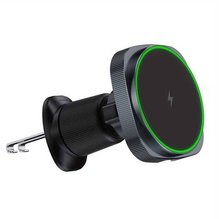 Wireless Charger Стойка За Кола, Смарт Сензор, Магнит, 15W
