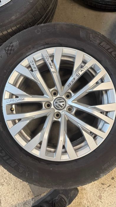 Jante Touareg Cascade 255 60 18 vara Michelin Pilot Sport 4 dot 1821