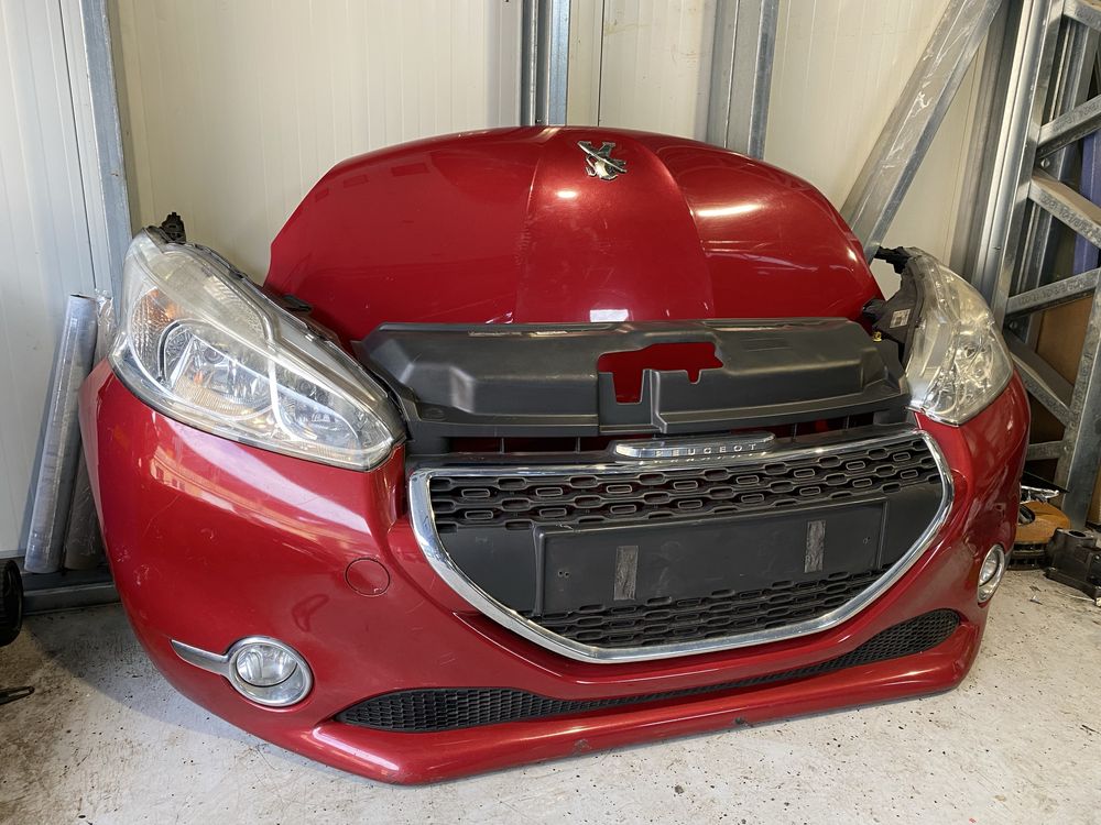 Fata completa Peugeot 208 2014 capota bara far trager radiator